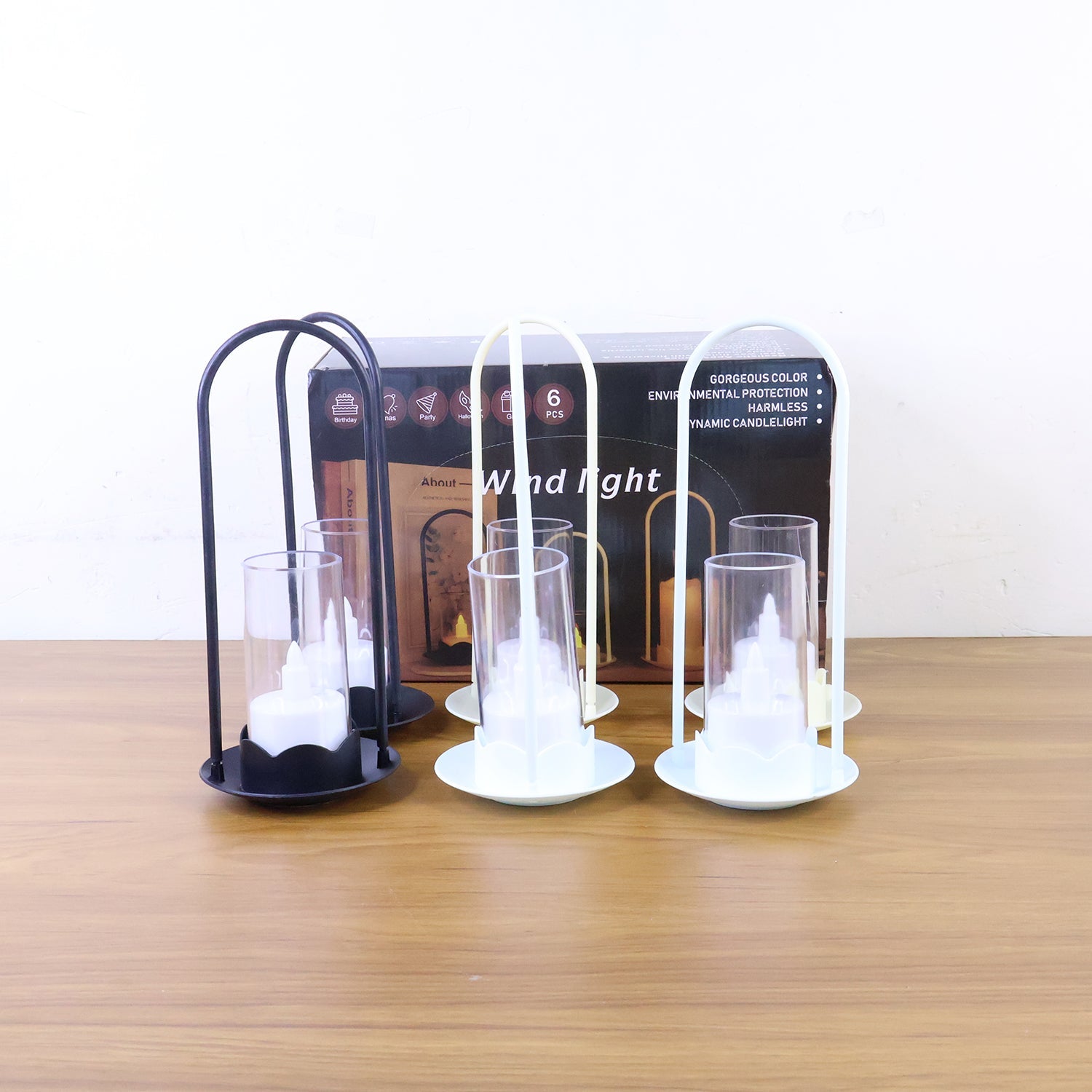 Big Wind Light Style Decorative Flameless LED Candles (6 Pc) Big Wind Light Style Decorative Flameless LED Candles (6 Pc)